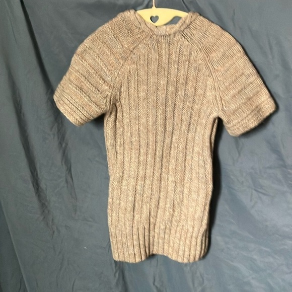 Banana Republic: Knit Sweater with braided collar short sleeves- Wool Blend- XS - Picture 13 of 16